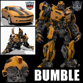 3D model Bumblebee Forever (3d animated model)